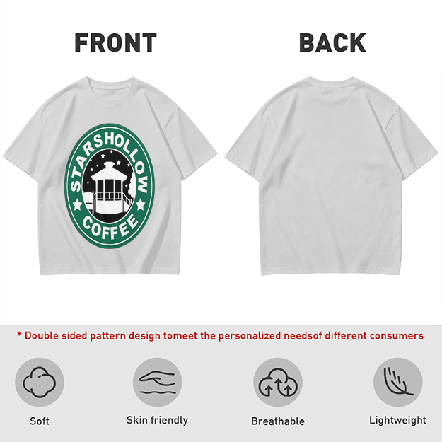 Starshollow Coffee Graphic Olive T-Shirt