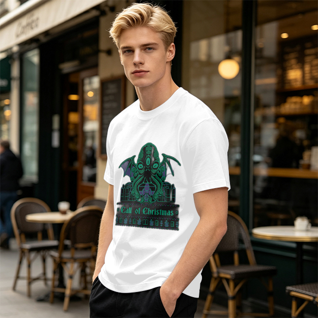 Call of Christmas Cthulhu Graphic T-Shirt
