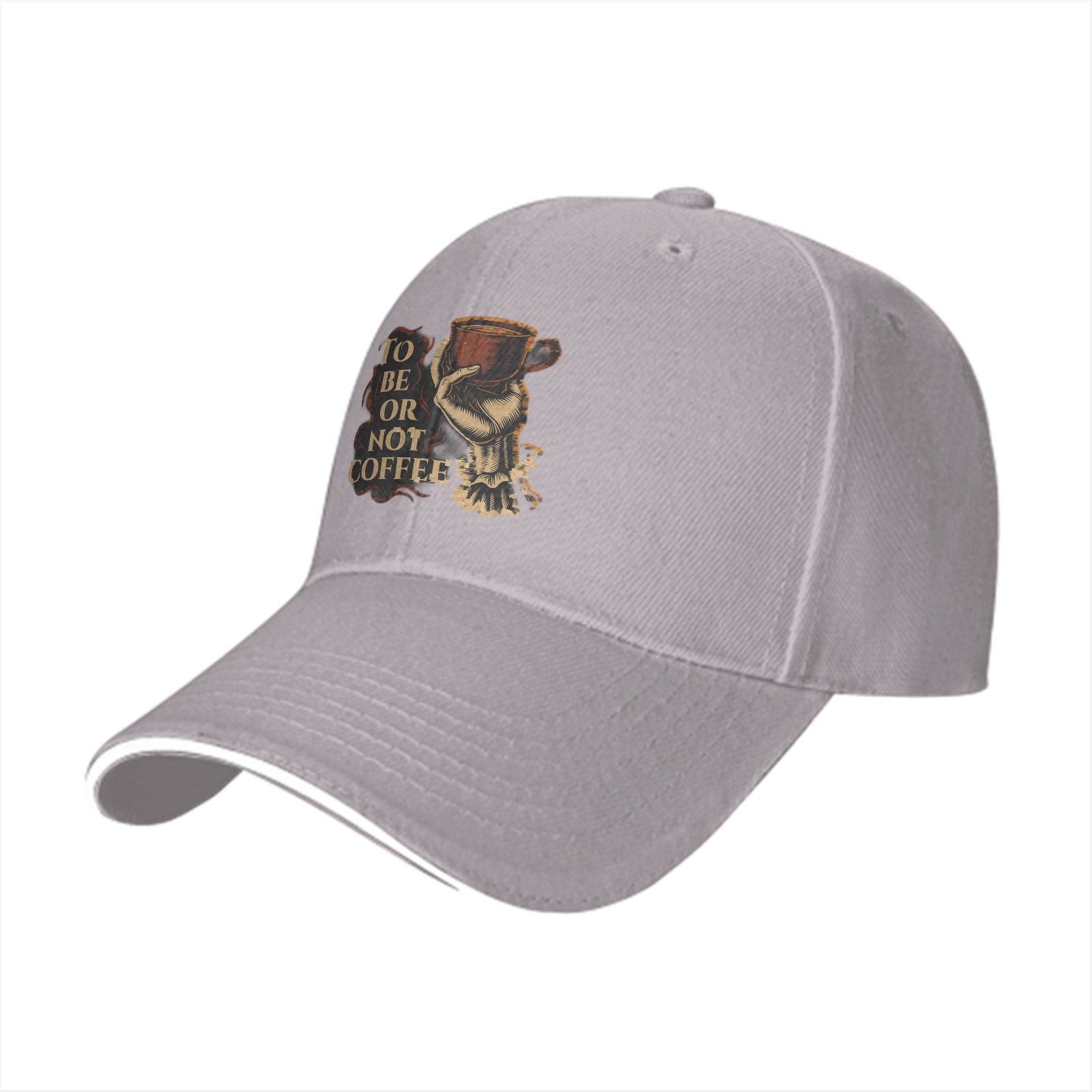 To Be Or Not Coffee Black Baseball Cap