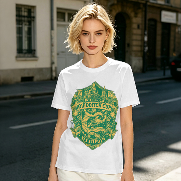 Slytherin Inter-House Quidditch Cup Crest T-Shirt