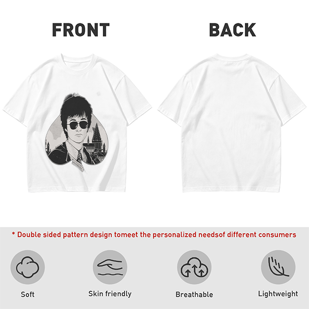 Olive Green T-Shirt With Harry Potter Wearing Sunglasses Print