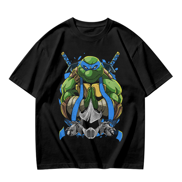 Olive Green Teenage Mutant Ninja Turtles Leonardo Graphic T-Shirt