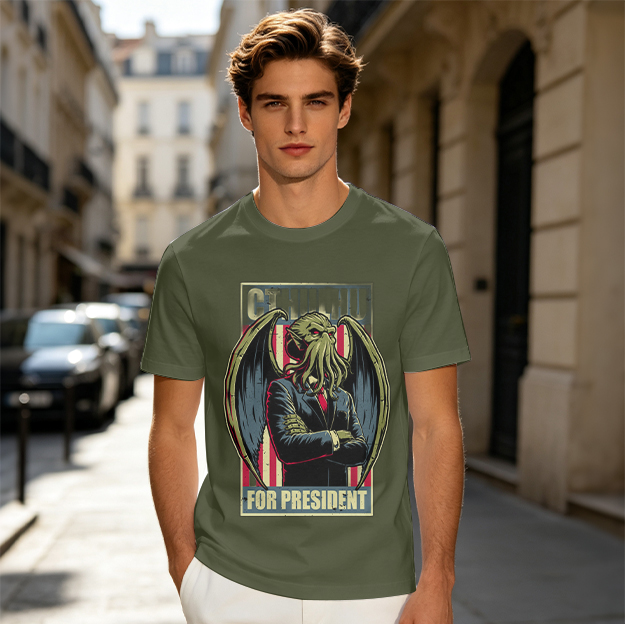 Cthulhu For President Graphic Tee