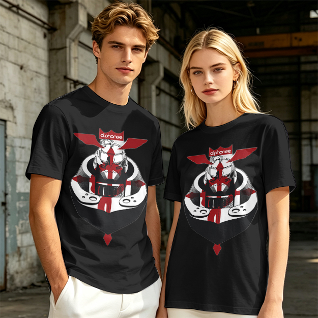 Olive T-Shirt with Knight Helmet Graphic Print