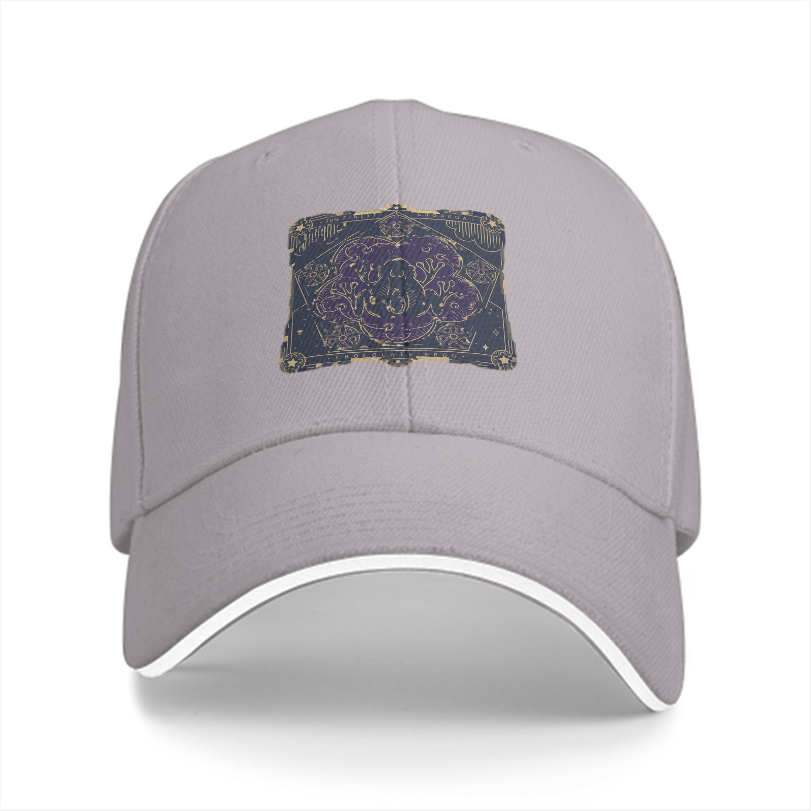 Black Baseball Cap With Celestial Octopus Constellation Art
