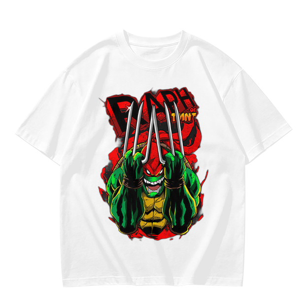 Olive Green Teenage Mutant Ninja Turtles Raphael Graphic T-Shirt