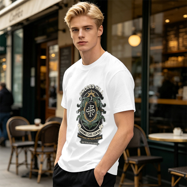 Rhodes Hill Chronic Care Center Crest Graphic T-Shirt