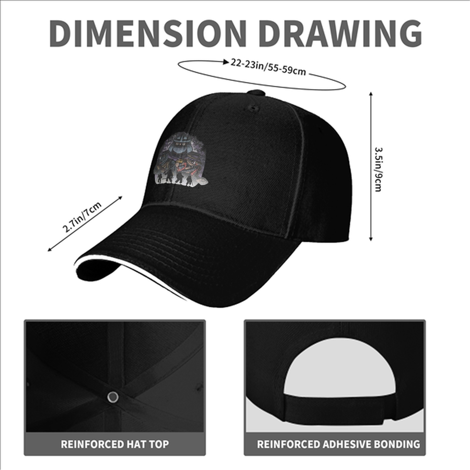 Teenage Mutant Ninja Turtles Graphic Baseball Cap