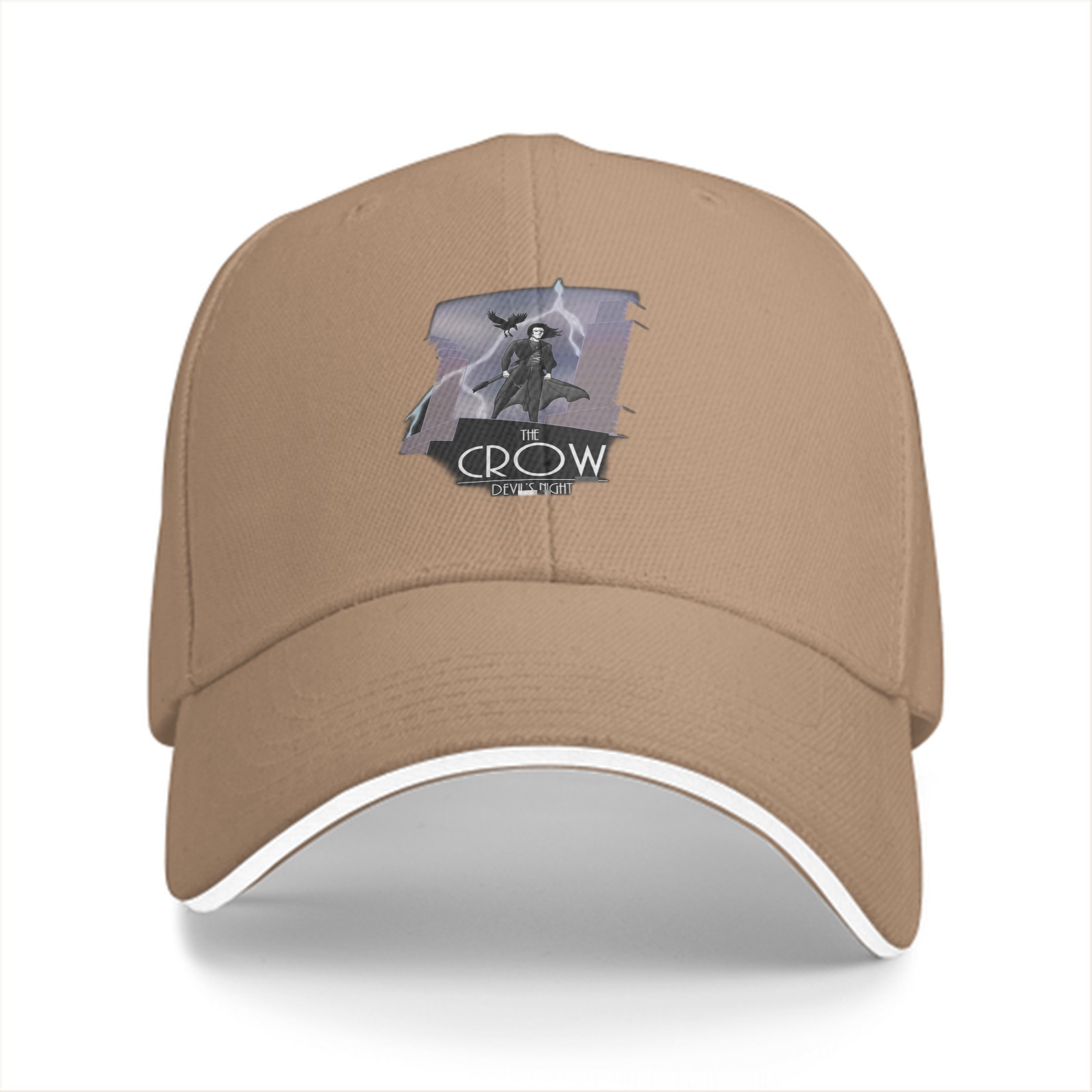 The Crow Devil's Night Graphic Black Baseball Cap