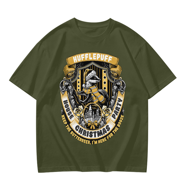 Hufflepuff House Christmas Party Butterbeer T-Shirt