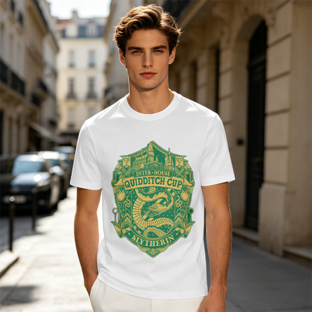 Slytherin Inter-House Quidditch Cup Crest T-Shirt