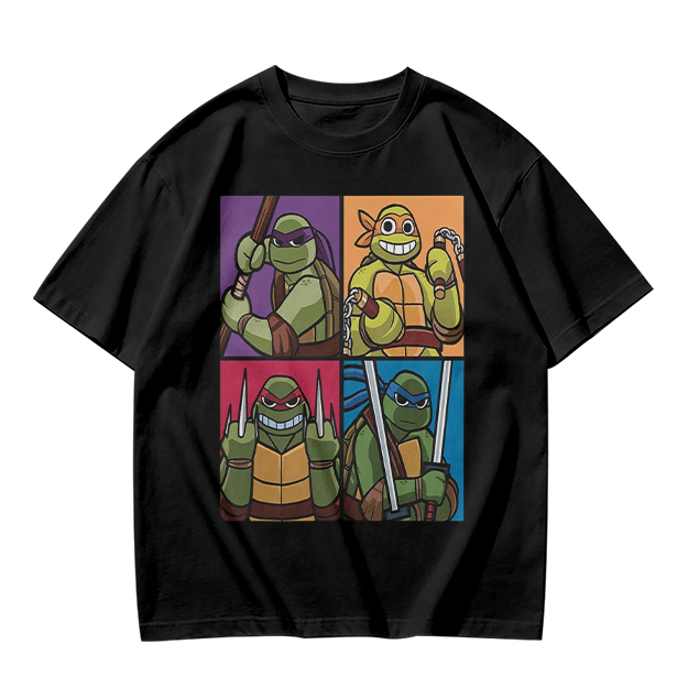 Teenage Mutant Ninja Turtles Group Graphic T-Shirt
