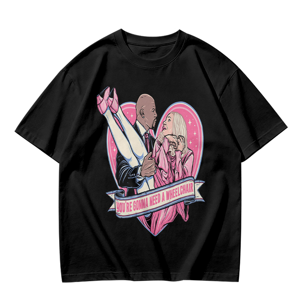 Olive Graphic T-Shirt With Funny Heart Print And Text