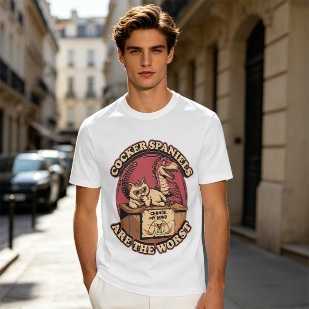 Cocker Spaniels Are The Worst Funny Graphic T-Shirt