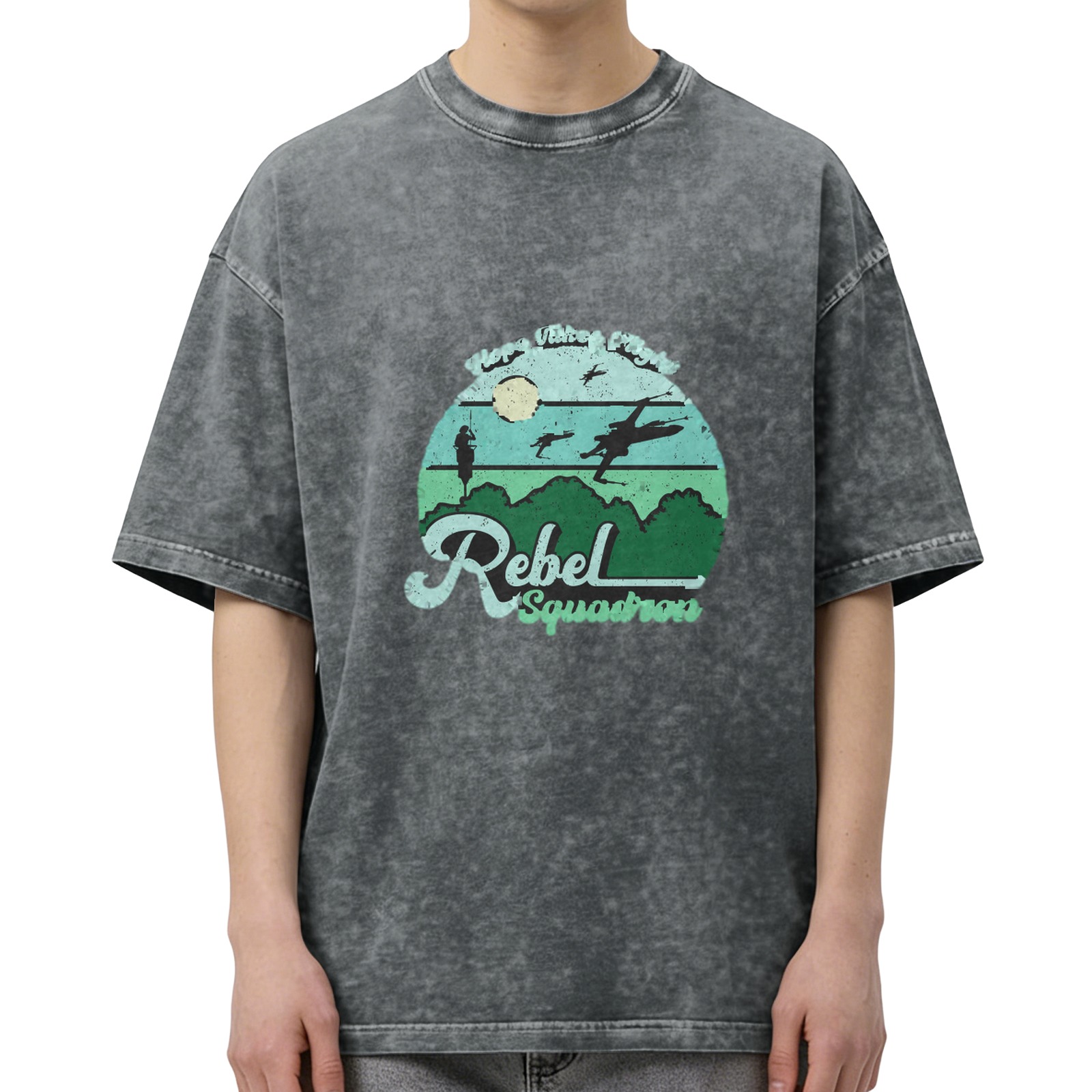 Rebel Squadron Star Wars Graphic Stonewashed T-Shirt