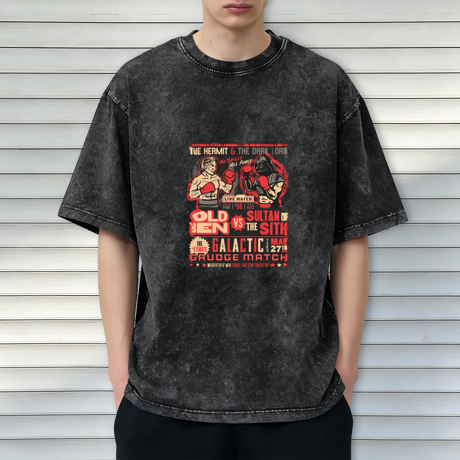 Old Ben vs Sultan of the Sith Galactic Grudge Match Vintage T-Shirt
