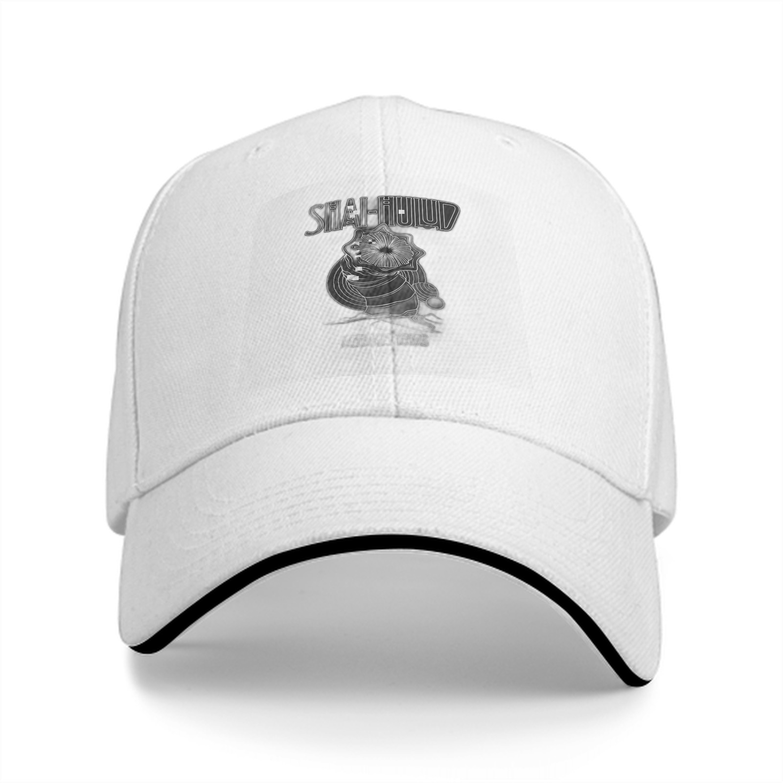 Black Baseball Cap With Shai-Hulud Sandworm Graphic