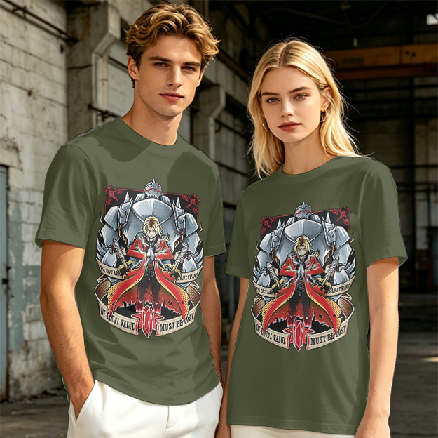 Fullmetal Alchemist Elric Brothers Graphic T-Shirt