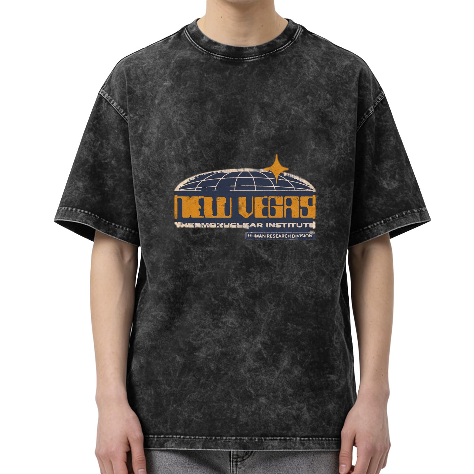 New Vegas Thermonuclear Institute Vintage Washed Graphic T-Shirt