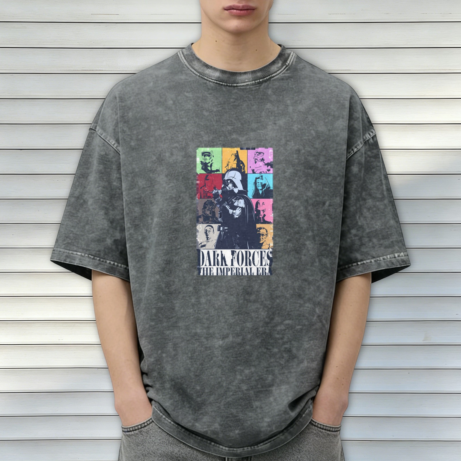 Star Wars Dark Forces Imperial Era Graphic Acid Wash T-Shirt