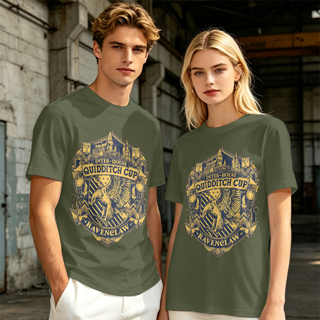 Ravenclaw Inter-House Quidditch Cup Crest Graphic T-Shirt