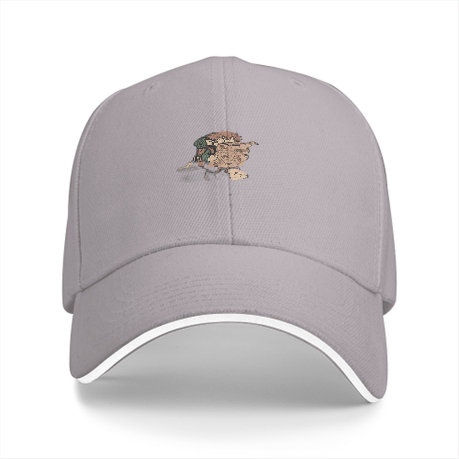 Black Baseball Cap With Owl Reading Newspaper Graphic