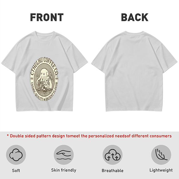 Cthulhu Coffee Co. Cosmic Flavor Graphic T-Shirt