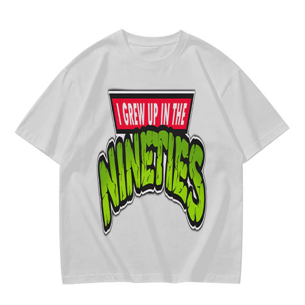 I Grew Up In The Nineties Retro Graphic T-Shirt