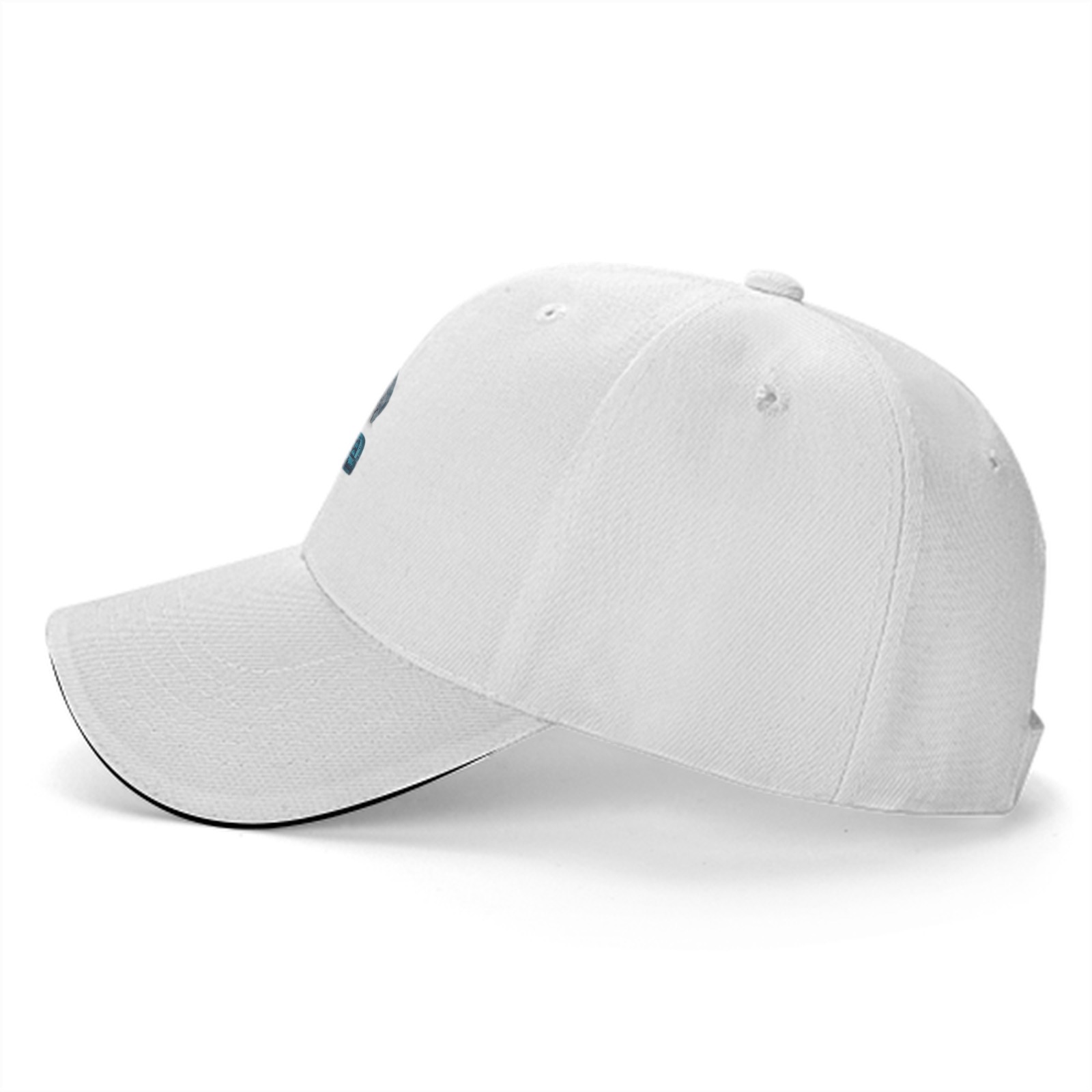 Black Baseball Cap With Haunted Mansion Skull Moon Graphic