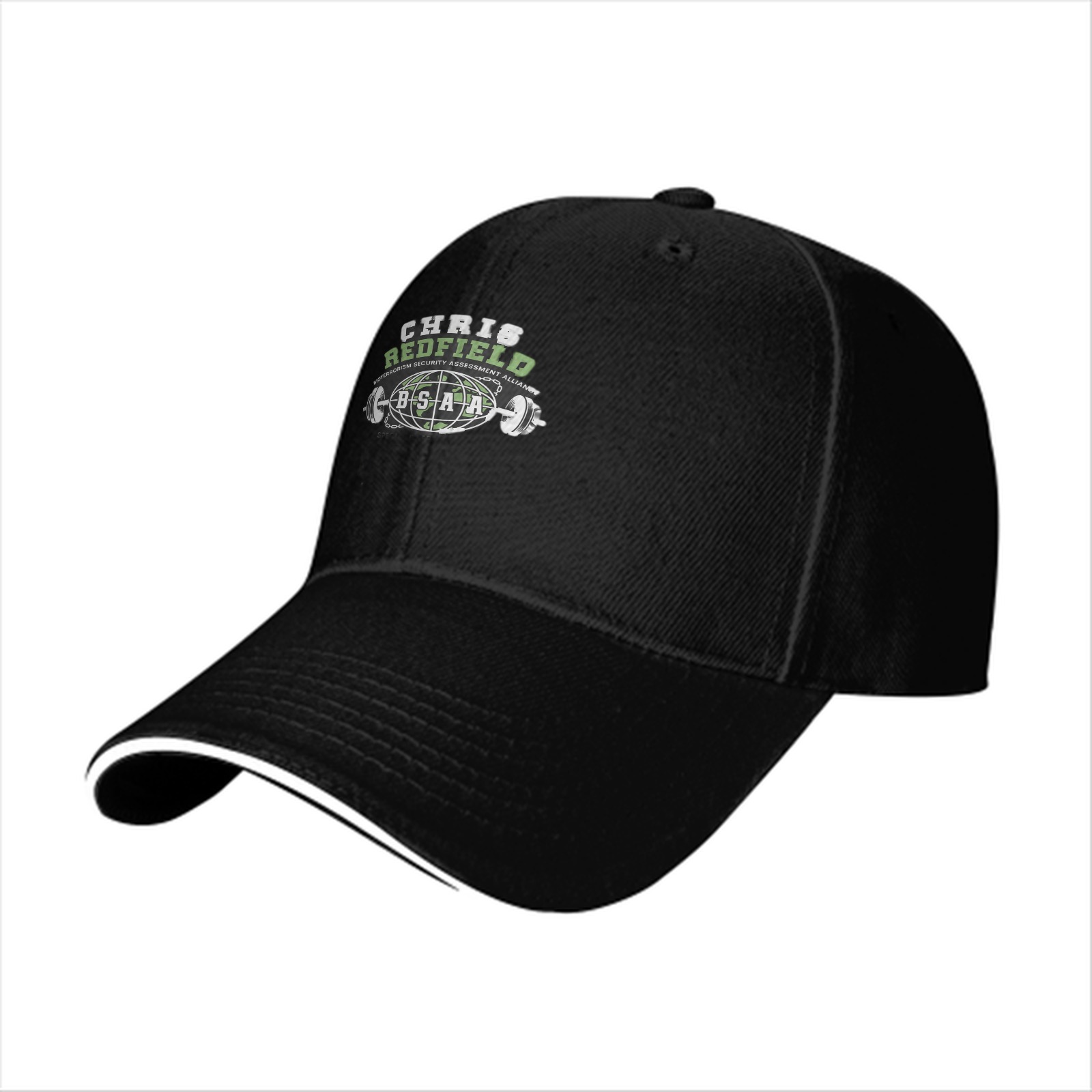 Chris Redfield BSAA Themed Black Baseball Cap