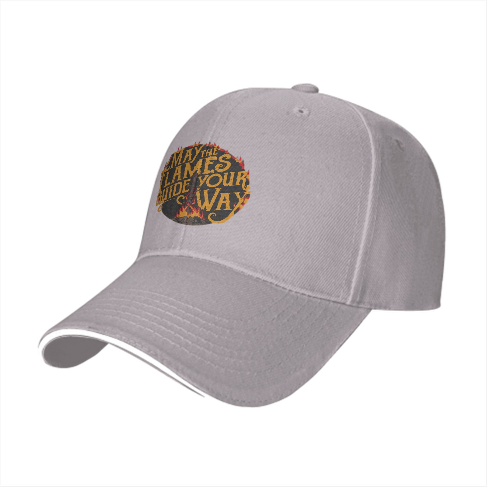 May The Flames Guide Your Way Black Baseball Cap
