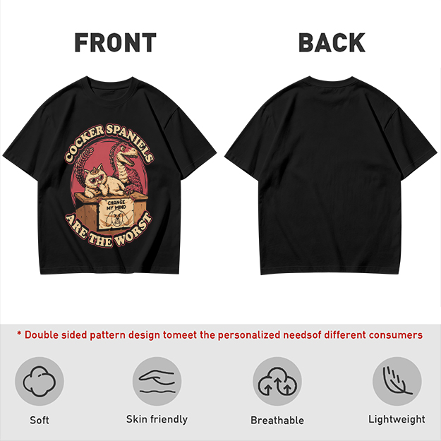 Cocker Spaniels Are The Worst Funny Graphic T-Shirt