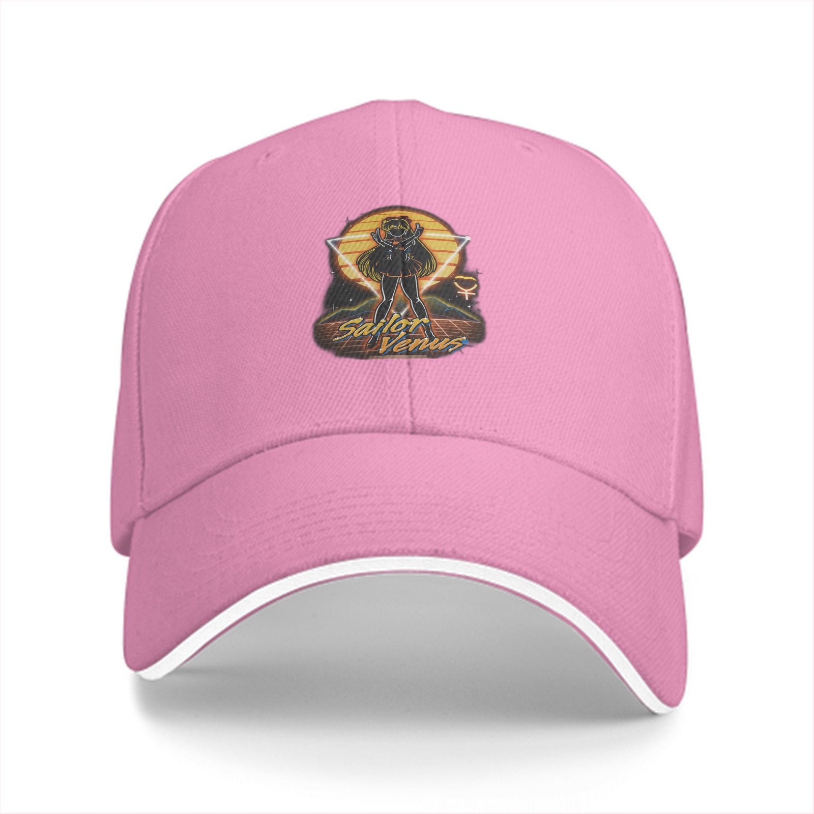 Sailor Venus Retro Synthwave Graphic Baseball Cap