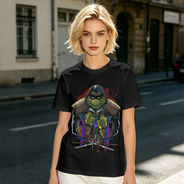 Teenage Mutant Ninja Turtles Hooded Warrior Graphic T-Shirt