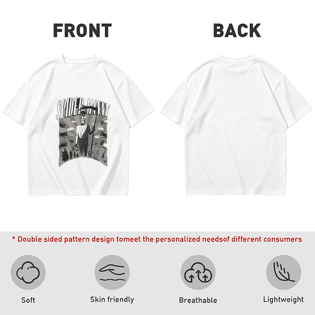 Olive T-Shirt Featuring Spider Manny Graphic Print