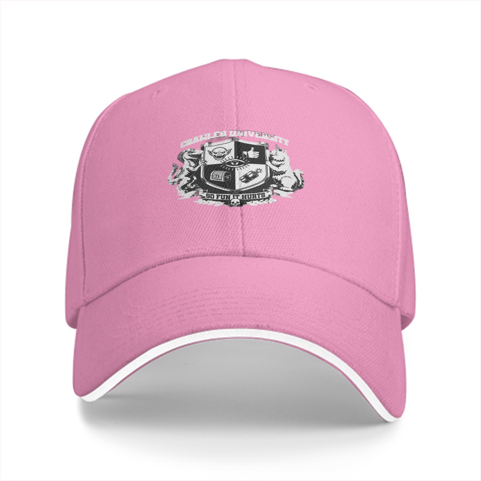 Crawler University So Fun It Hurts Graphic Baseball Cap