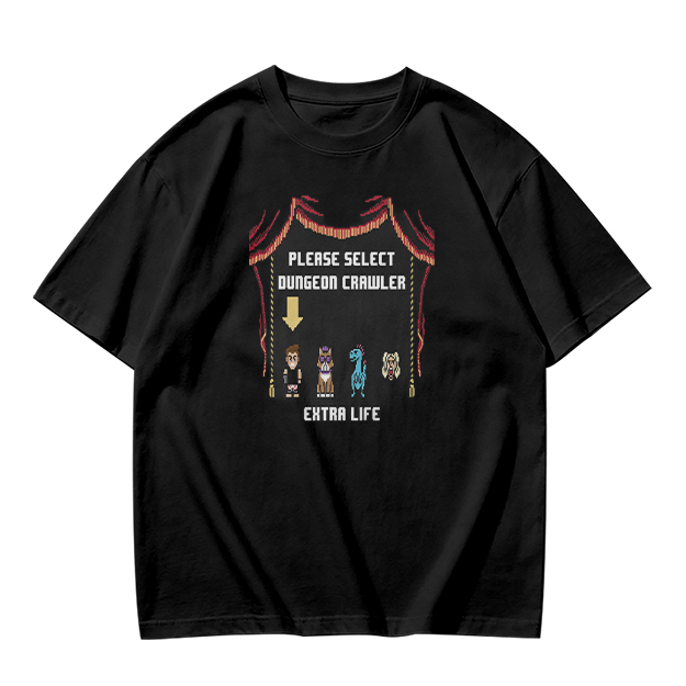 Dungeon Crawler Character Selection Gamer T-Shirt