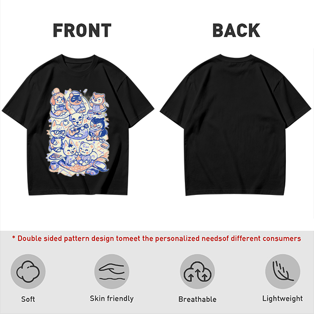 Animal Crossing Character Group Graphic Tee