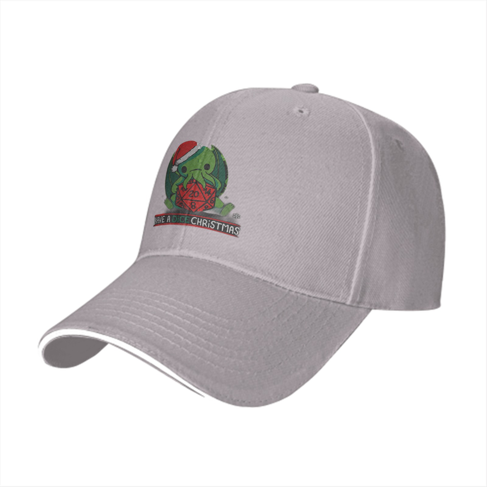 Have A Dice Christmas Cthulhu Baseball Cap