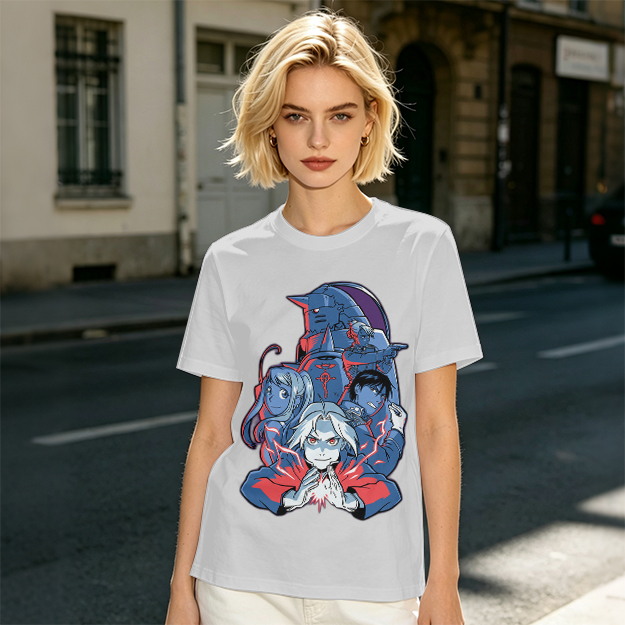 Fullmetal Alchemist Character Group Graphic T-Shirt