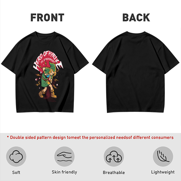 Hero of Hyrule vs Ganondorf Graphic T-Shirt