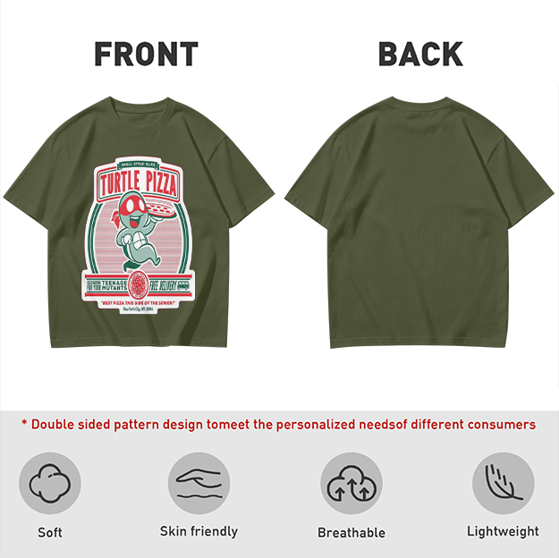 Turtle Pizza Teenage Mutant Ninja Turtles Graphic T-Shirt