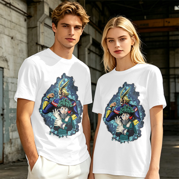 My Hero Academia All Might and Deku Graphic T-Shirt