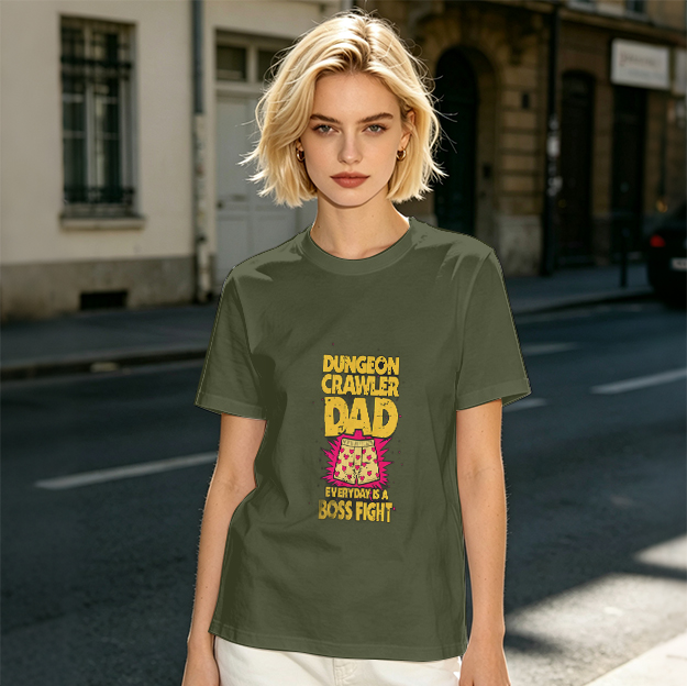 Dungeon Crawler Dad Everyday Is A Boss Fight T-Shirt