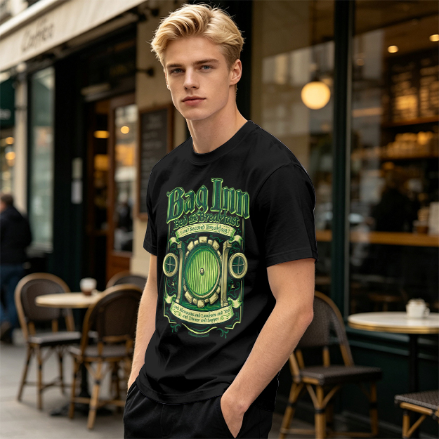 Bag Inn Bed and Breakfast Second Breakfast Themed T-Shirt