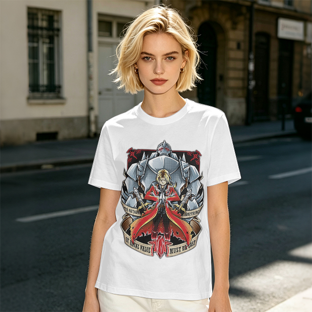Fullmetal Alchemist Elric Brothers Graphic T-Shirt