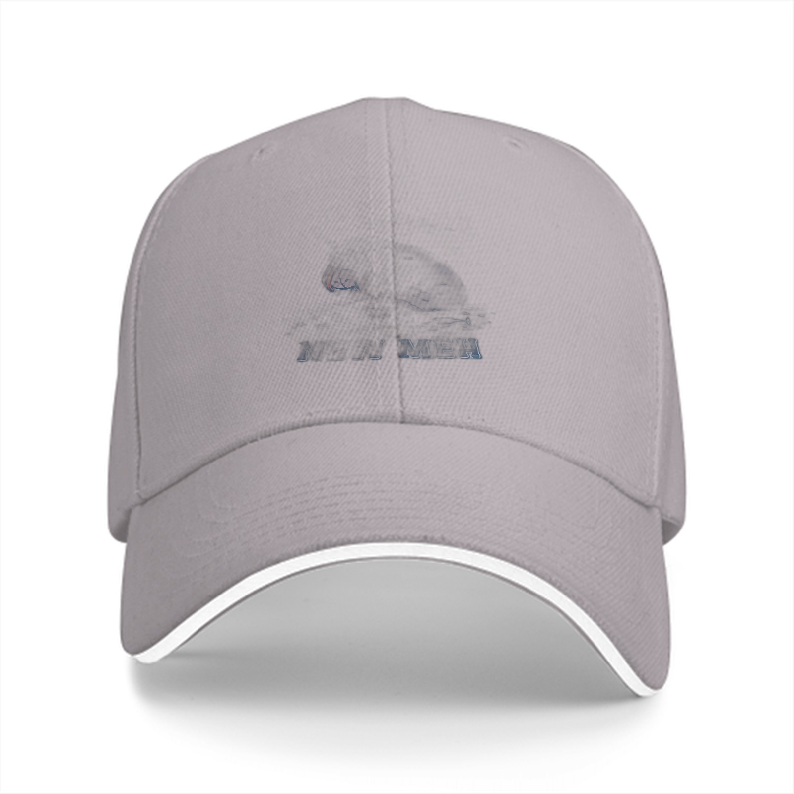 Black baseball cap with subtle dark graphic design