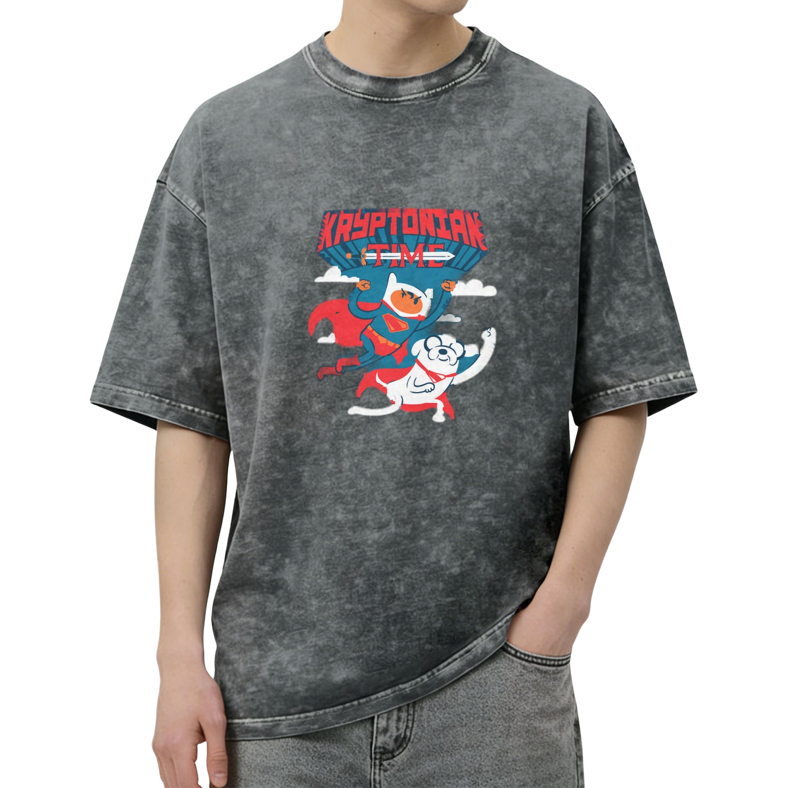 Kryptonian Time Superhero Adventure Graphic T-Shirt