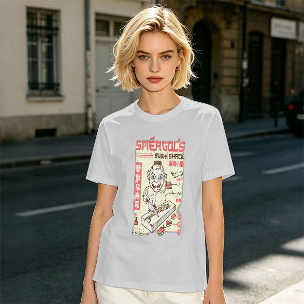 Smeagol's Sushi Shack Themed Graphic T-Shirt