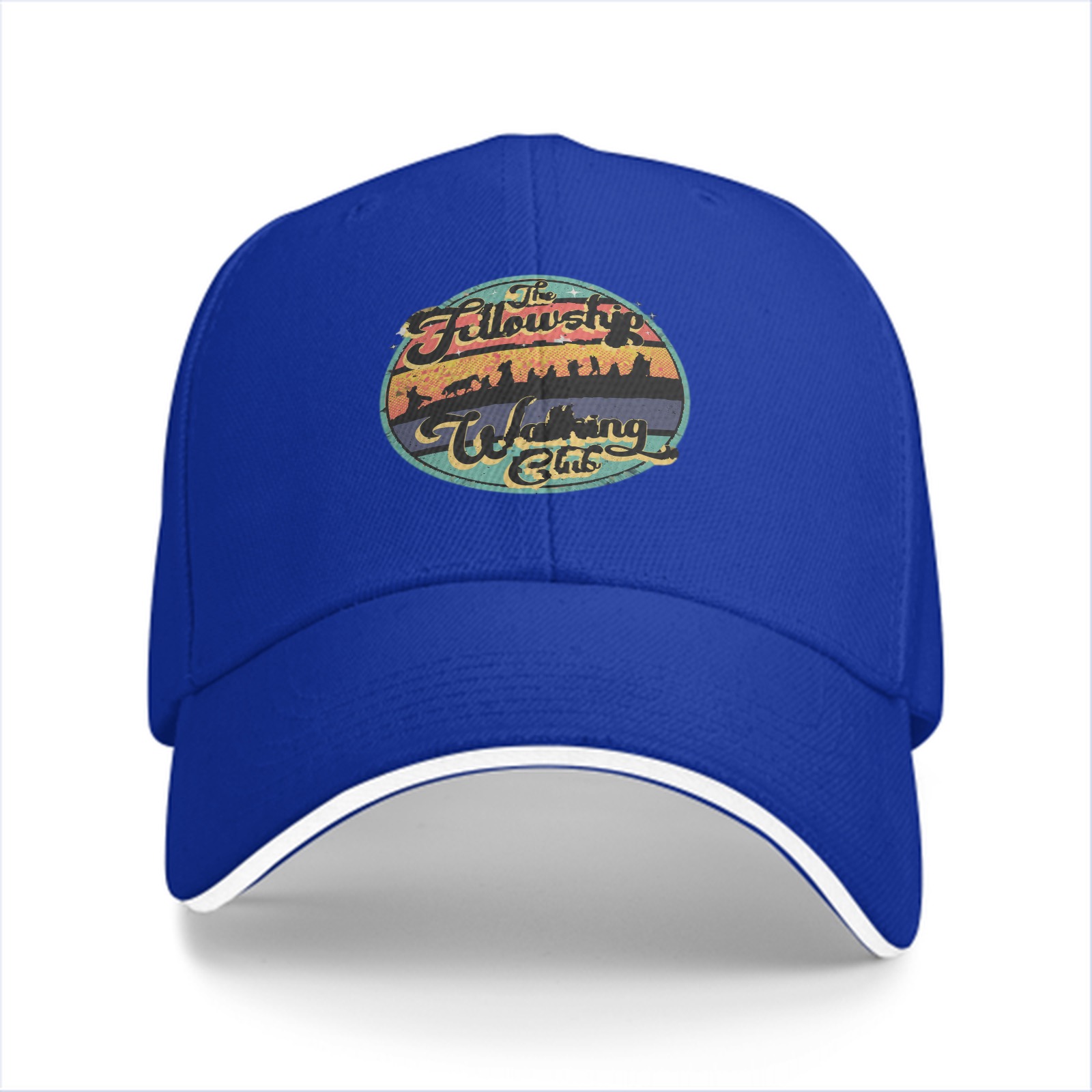 The Fellowship Walking Club Retro Graphic Baseball Cap